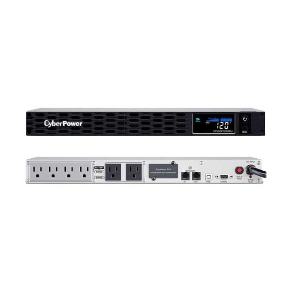 CyberPower 6-Outlet 500VA 300W PFC Sinewave Rackmount UPS