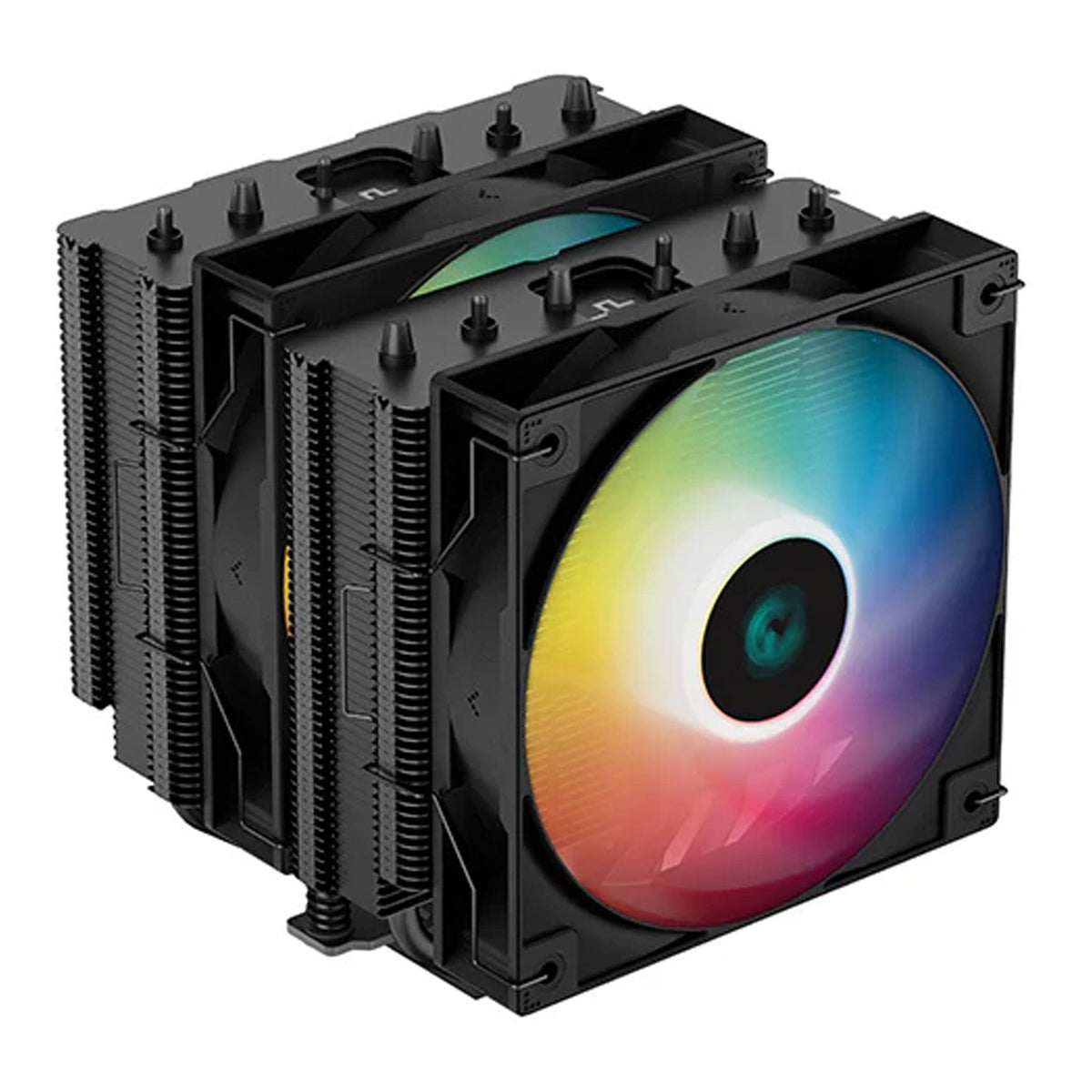 DeepCool Dual-Tower 120m BK ARGB CPU Cooler Black