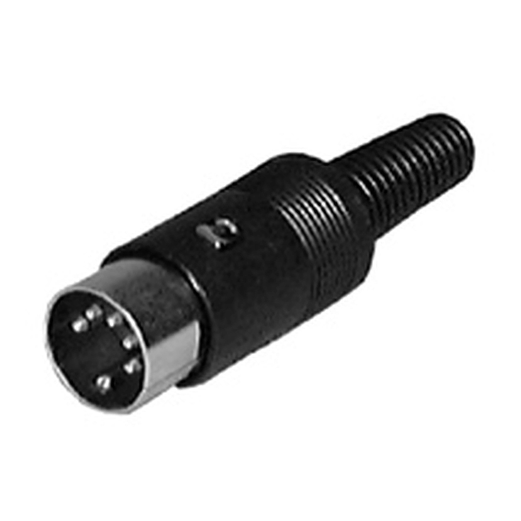 DIN 4 PIN, IN-LINE BLACK CON.