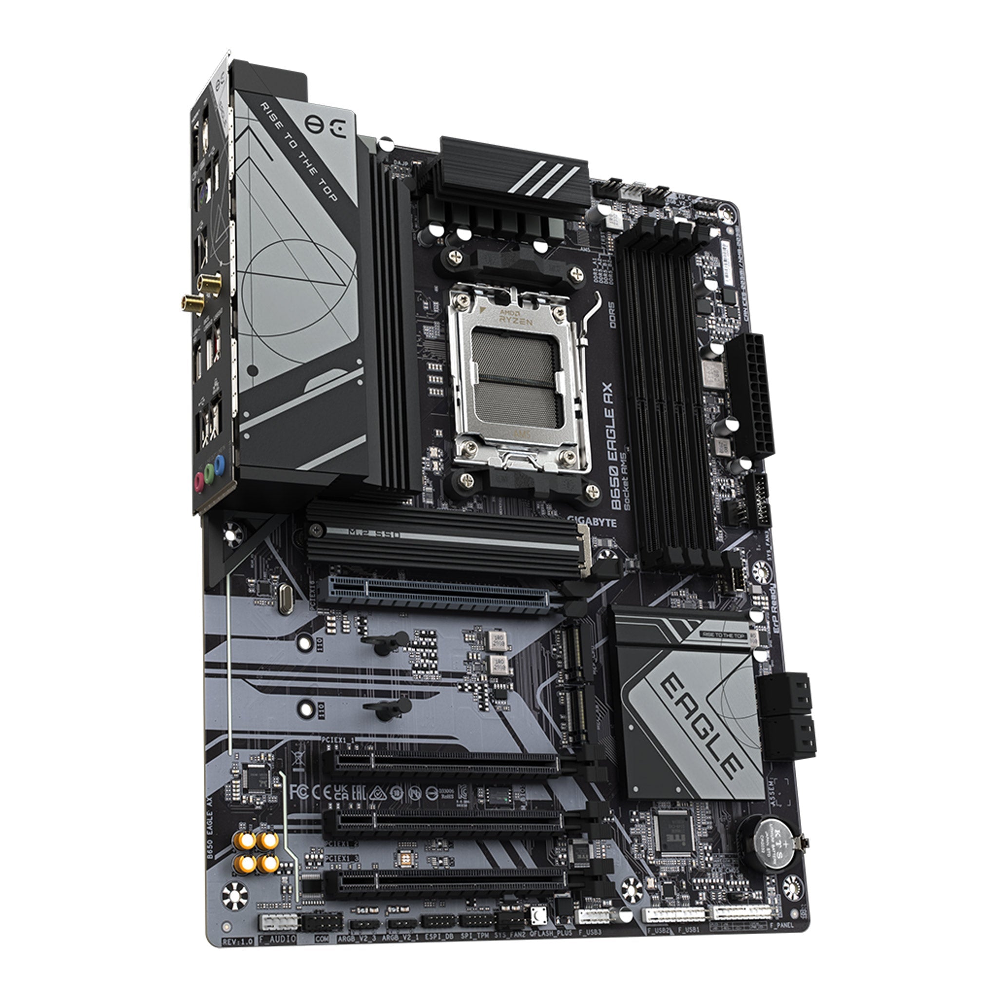 マザーボード GIGABYTE B650 EAGLE AX GIGABYTE B650 EAGLE AX AMD Ryzen AM5 LGA1718 ATX Motherboard