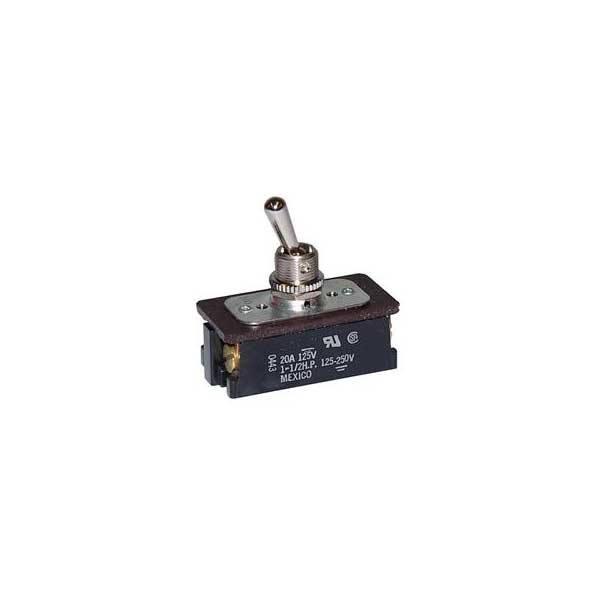Heavy Duty AC/DC Motor Control Toggle Switch - SPST / On - Off