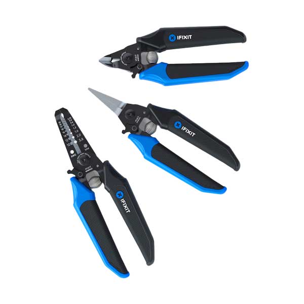 Pinze Ad Ago IFixit Mandible - Pinze A Becco Lungo Per Elettronica E Saldatura, Con Impugnatura Ergonomica E Molla