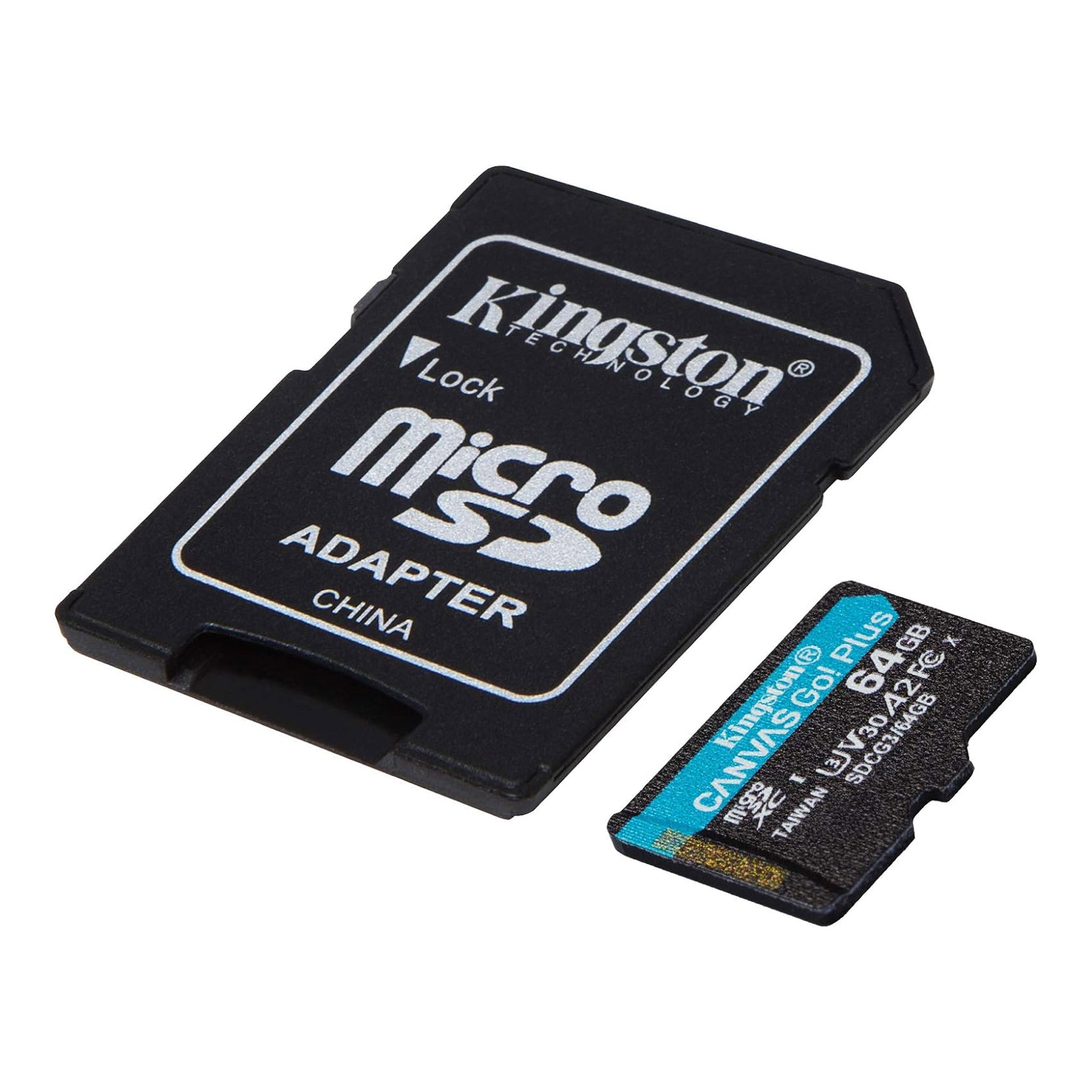 Kingston SDCG3/64GB Canvas Go! Plus microSD Memory Card - 64GB