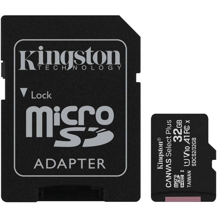 Kingston SDCS2/32GB 32GB Class 10 Canvas Select Plus microSD Memory Ca