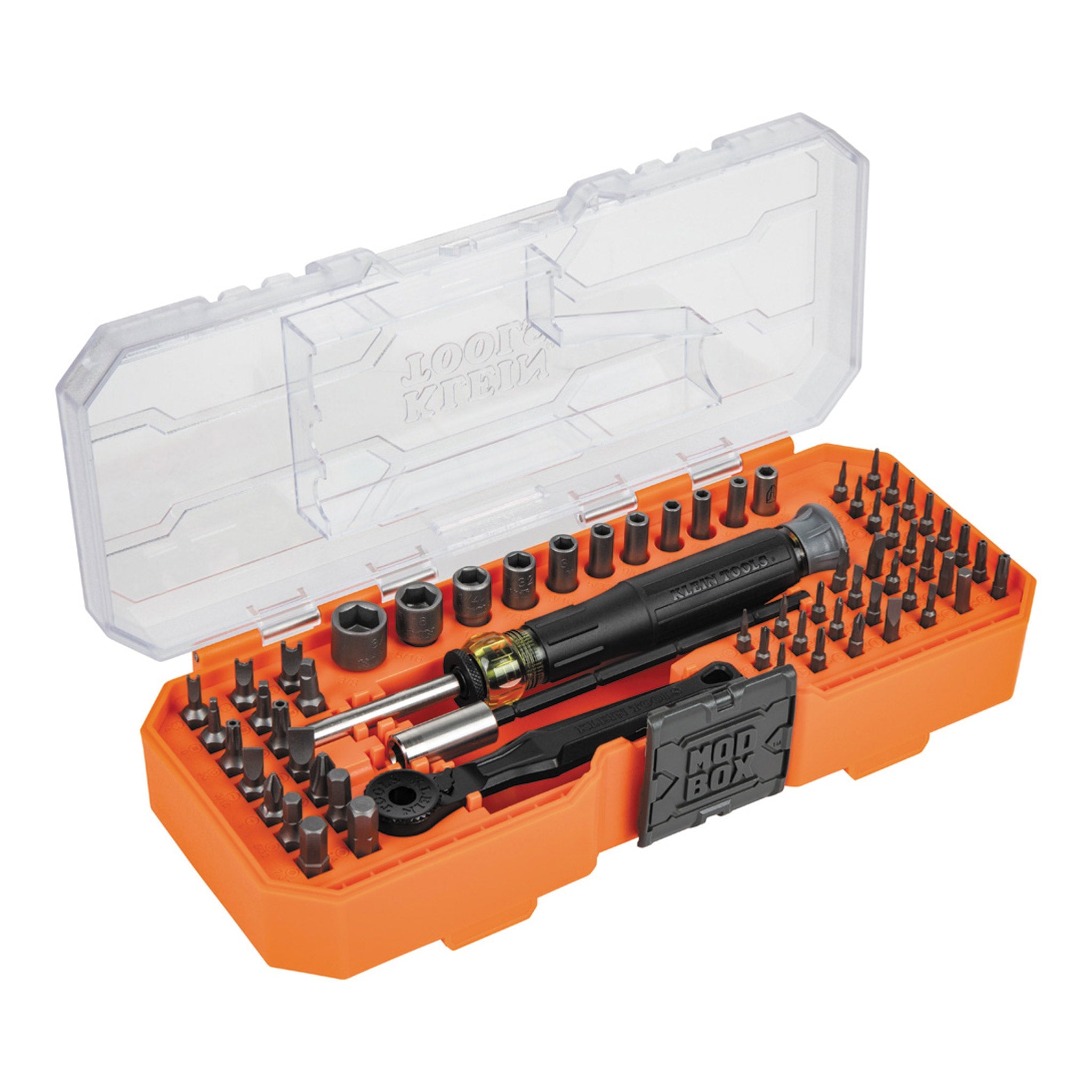 Klein Tools 32787 64-Piece Precision Ratchet and Driver System