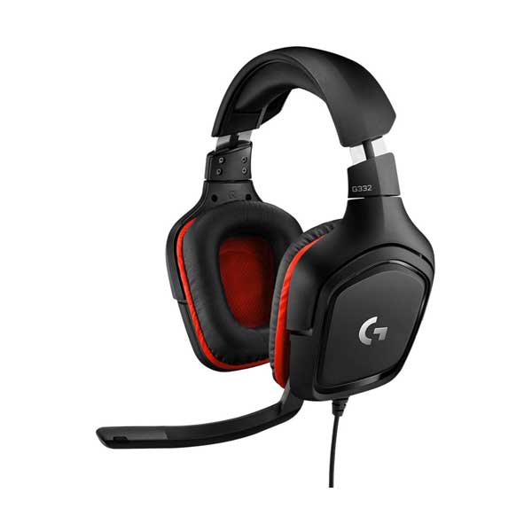 Logitech 981-000755 3.5mm Black G332 Stereo Gaming Headset with Flip-t