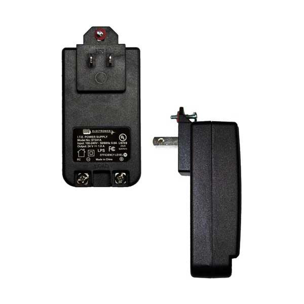 MG Electronics 24VDC 1 Amp Power Supply with Screw Terminal