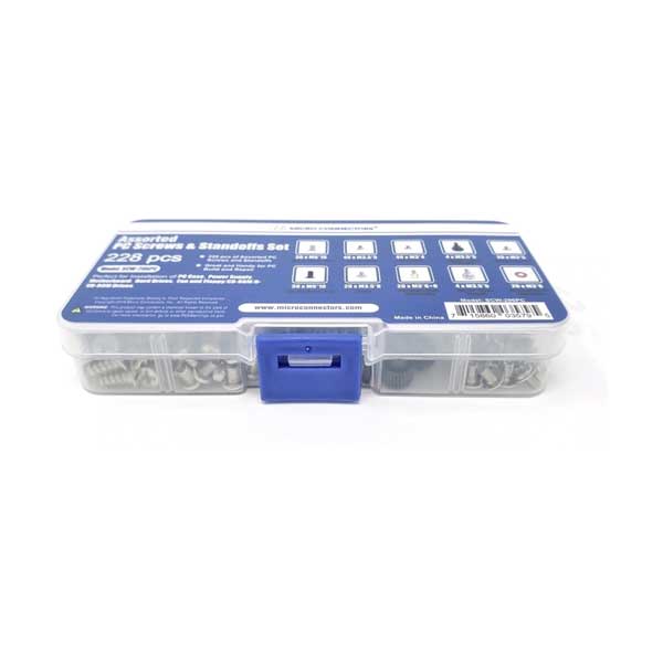 Computer Connection Plug Screw Micro Connectors 228 Piece PC Computer Screws Assortment Kit