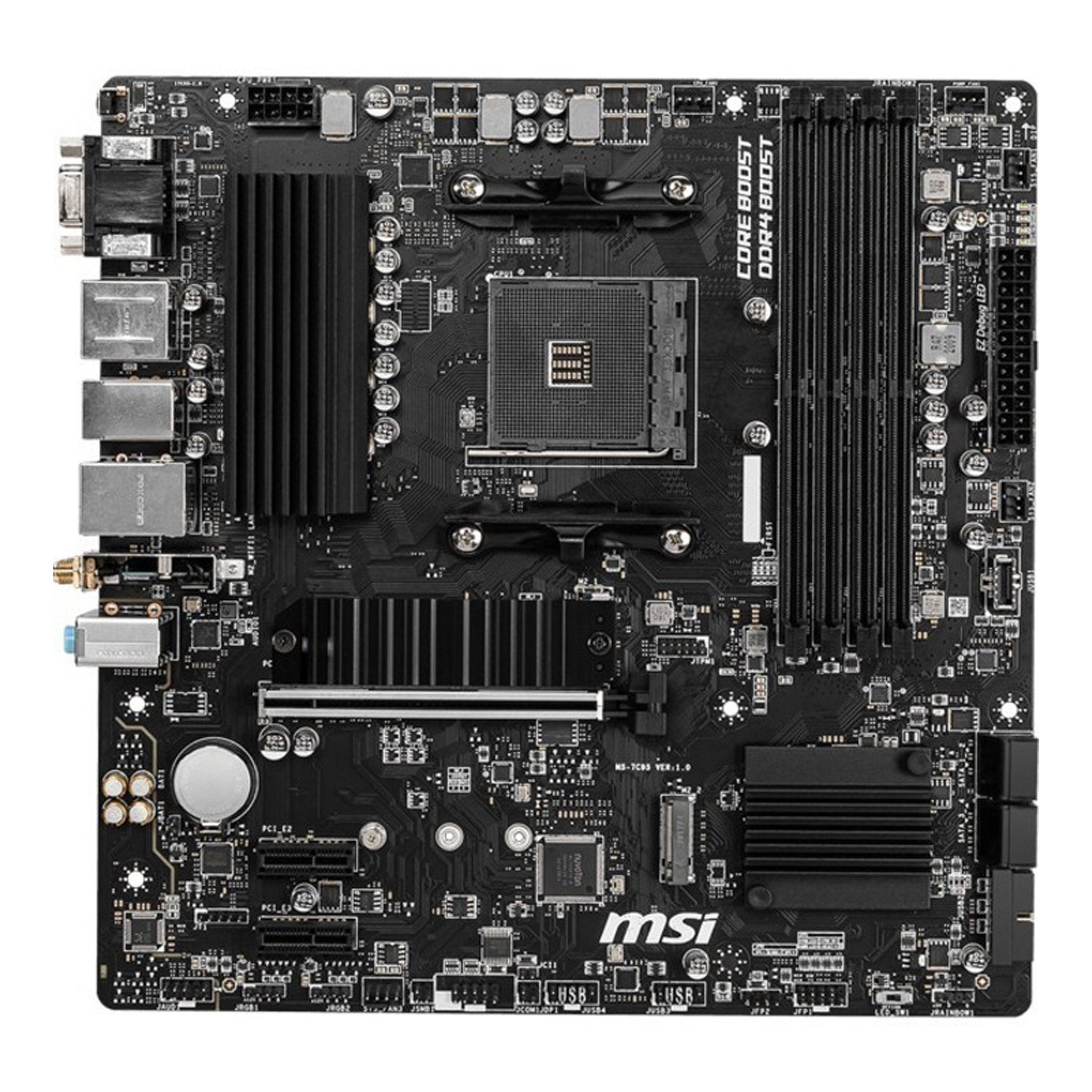 マザーボード MSI B550M PRO-VDH WIFI (AM4 MicroATX) MSI B550M PRO-VDH WIFI AM4 Micro ATX Desktop Motherboard