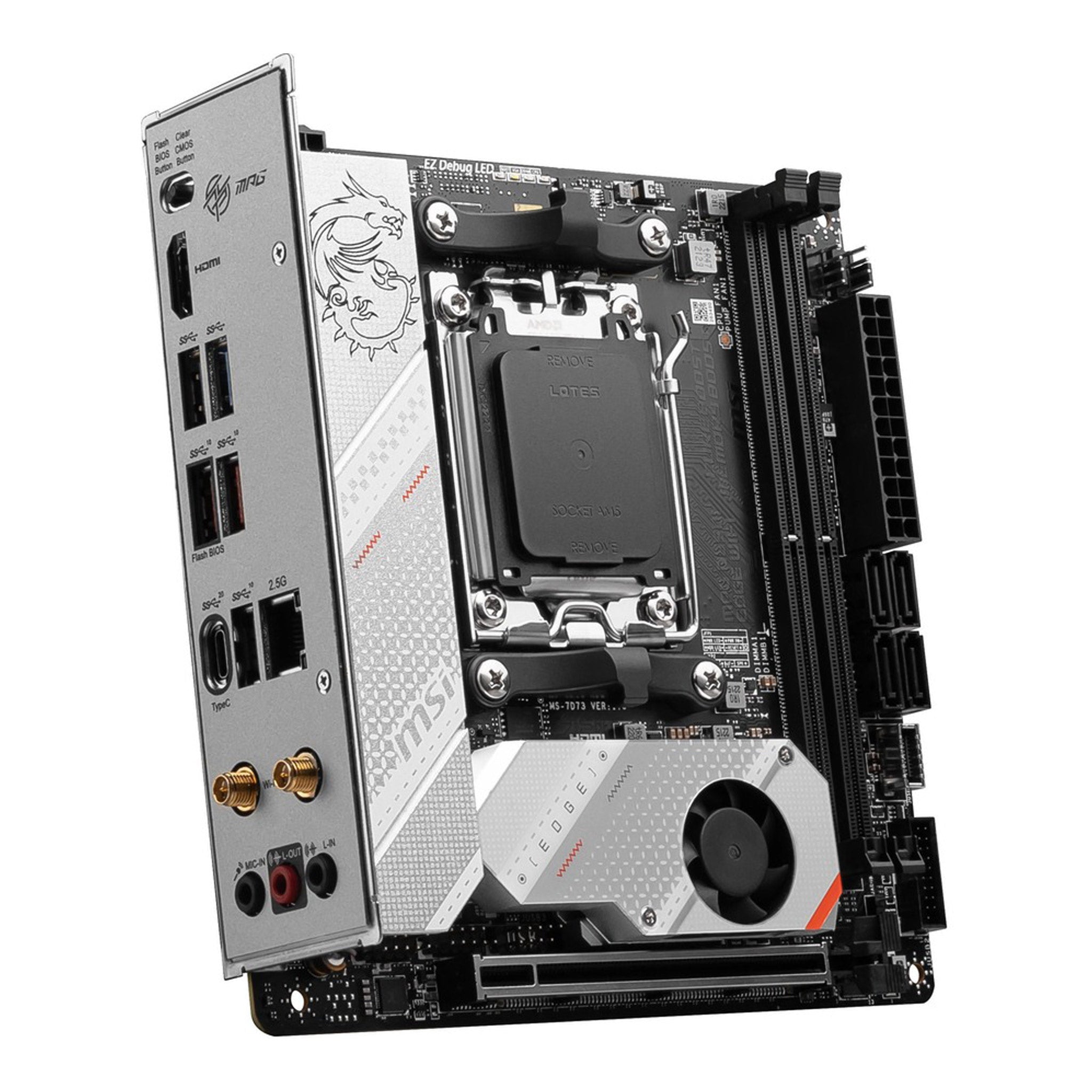 MSI B650IEDGEWIFI MPG B650I EDGE WIFI Gaming Desktop Motherboard - AMD