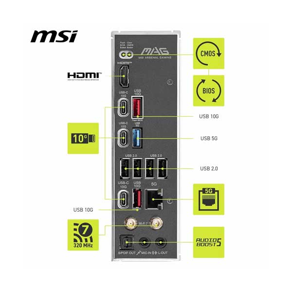 MSI MAG B850 TOMAHAWK MAX WIFI ATXマザーボード MAG B850 TOMAHAWK MAX WIFI | Gaming Motherboards｜Best Motherboard