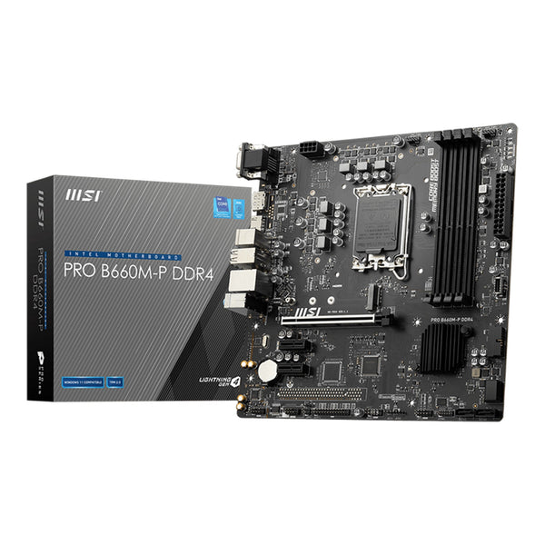MSi PRO B660M-P DDR4 Pro Series M-ATX Desktop Motherboard
