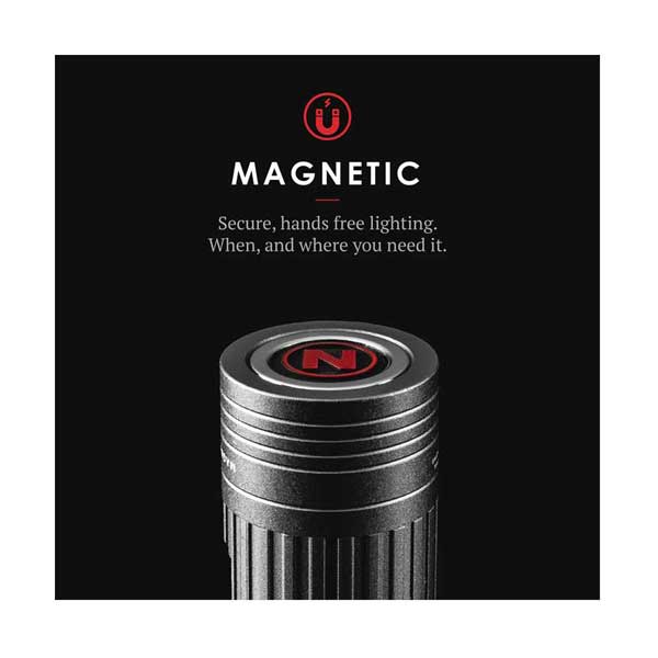 NEBO 6873 CSI Magnetic LED Flashlight with Red Laser