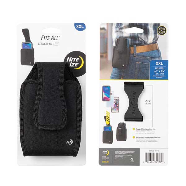 Nite Ize Fits All Vertical Phone Case (CCF2L-01-R3)