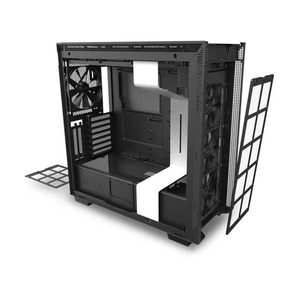 NZXT Matte White H710i ATX Mid-Tower Case with RGB