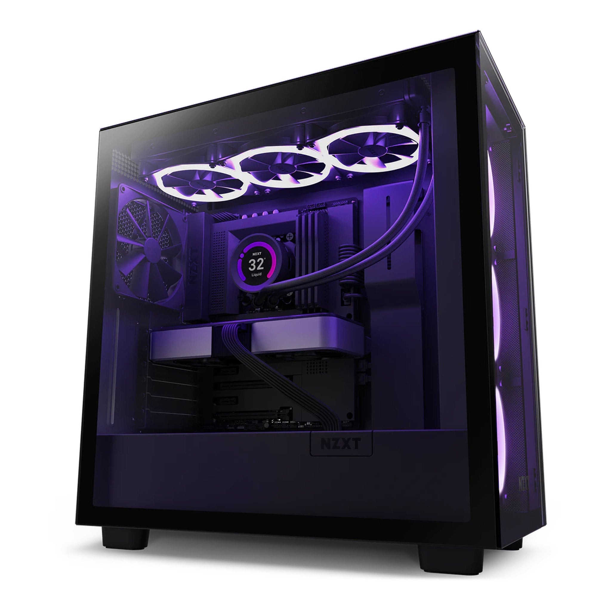 NZXT H7 Elite ATX Mid-Tower Case - Black (CM-H71EB-01)
