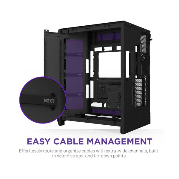 NZXT H9 Flow Large Dual-Chamber Mid-Tower ATX Airflow Case
