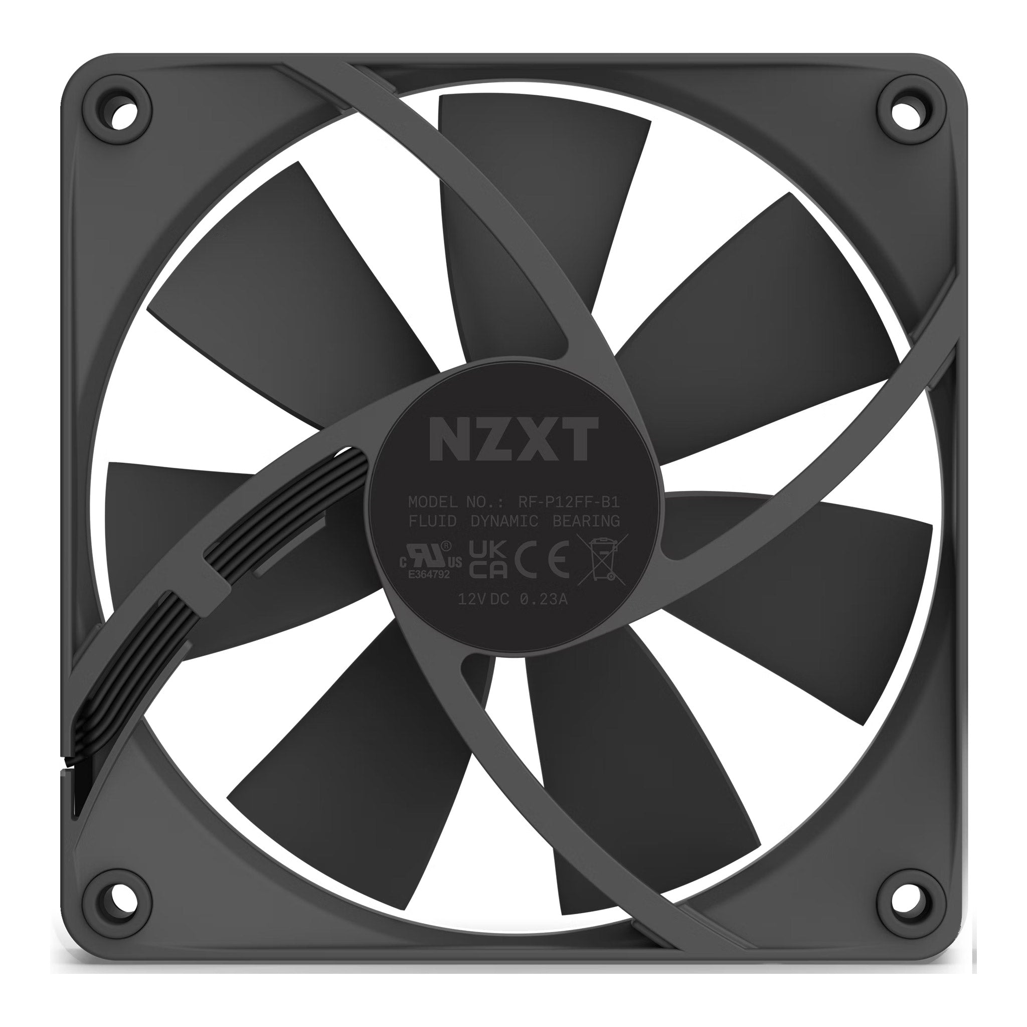 NZXT F120P 120mm Static Pressure PC Case Fan