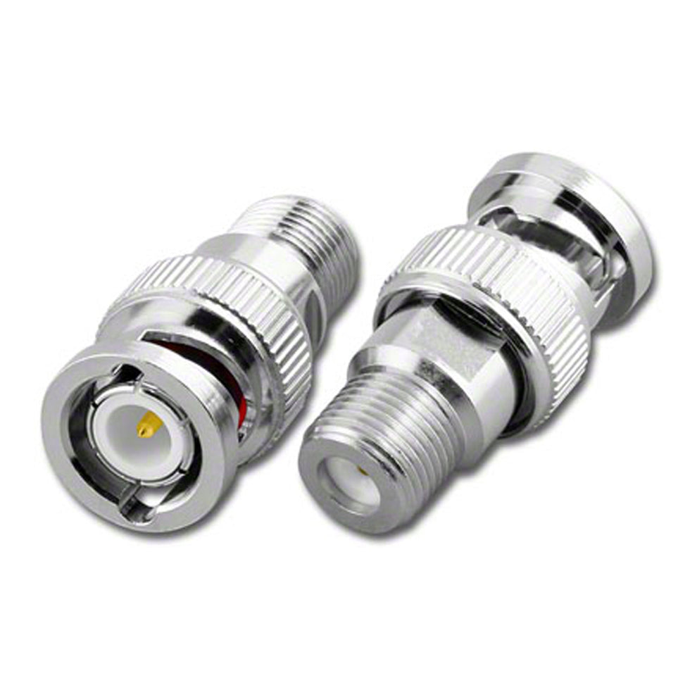 Pan Pacific RFA-8373 BNC Male to F-Type Female Connector Adapter