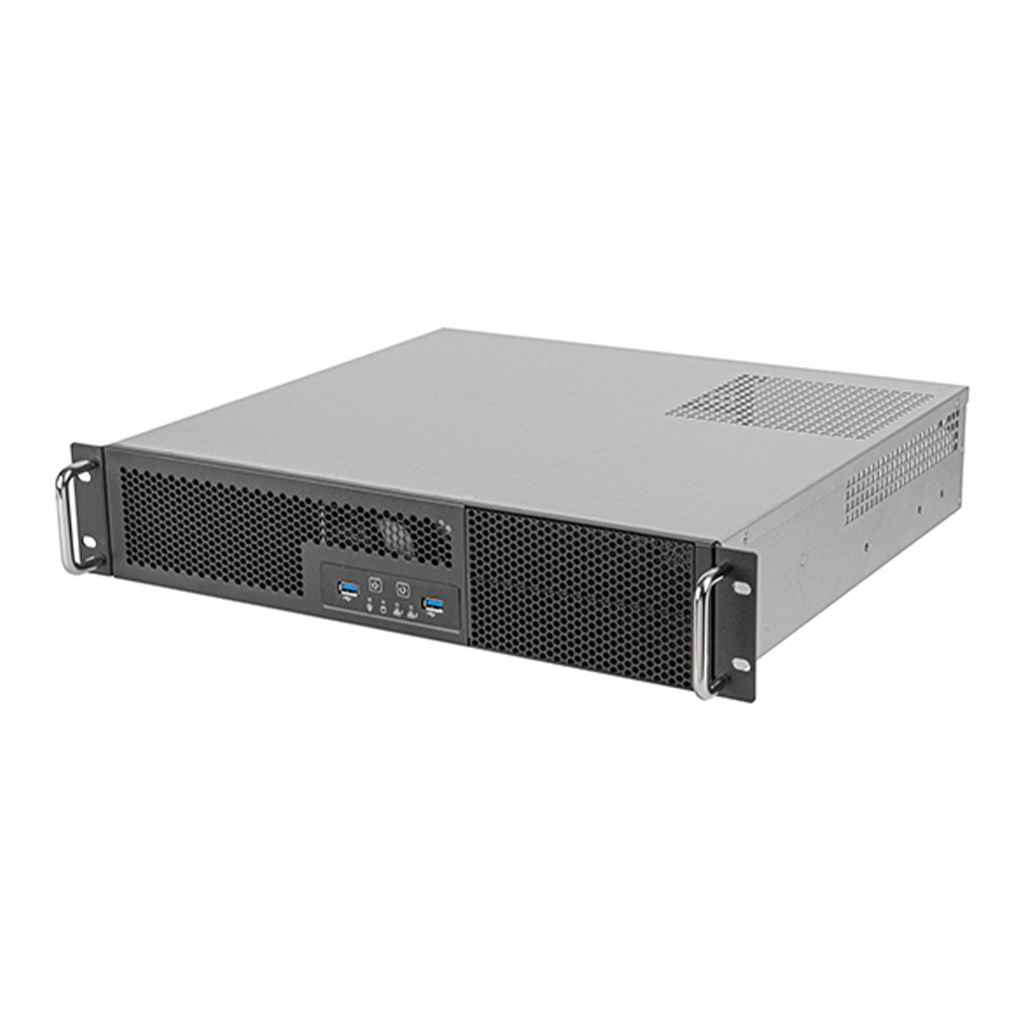 2u Server Case Short Depth 2U Micro ATX Rackmount Server Chassis