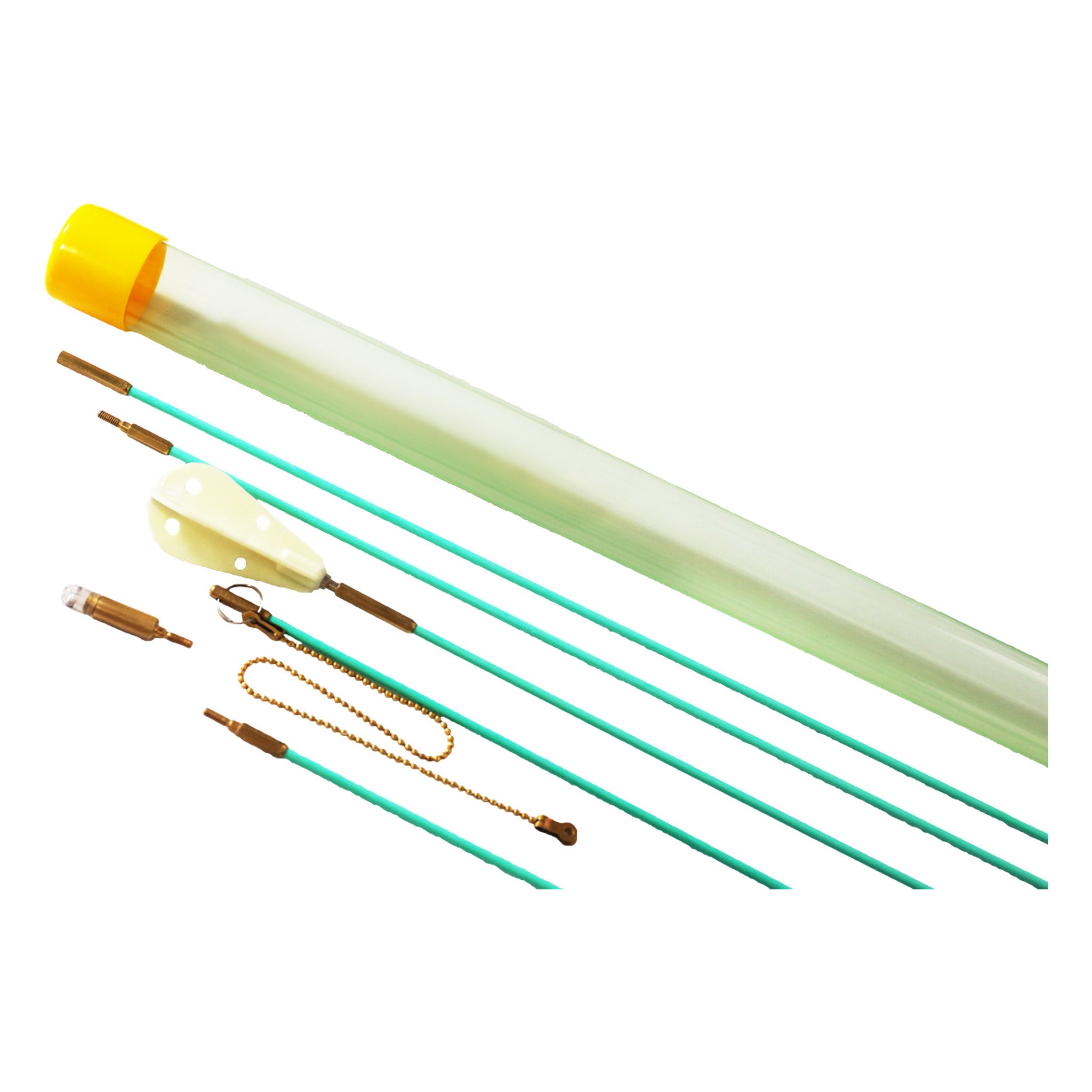 SR Components 30RODKIT 30ft Green Fiberglass Rod Kit with Assorted Con