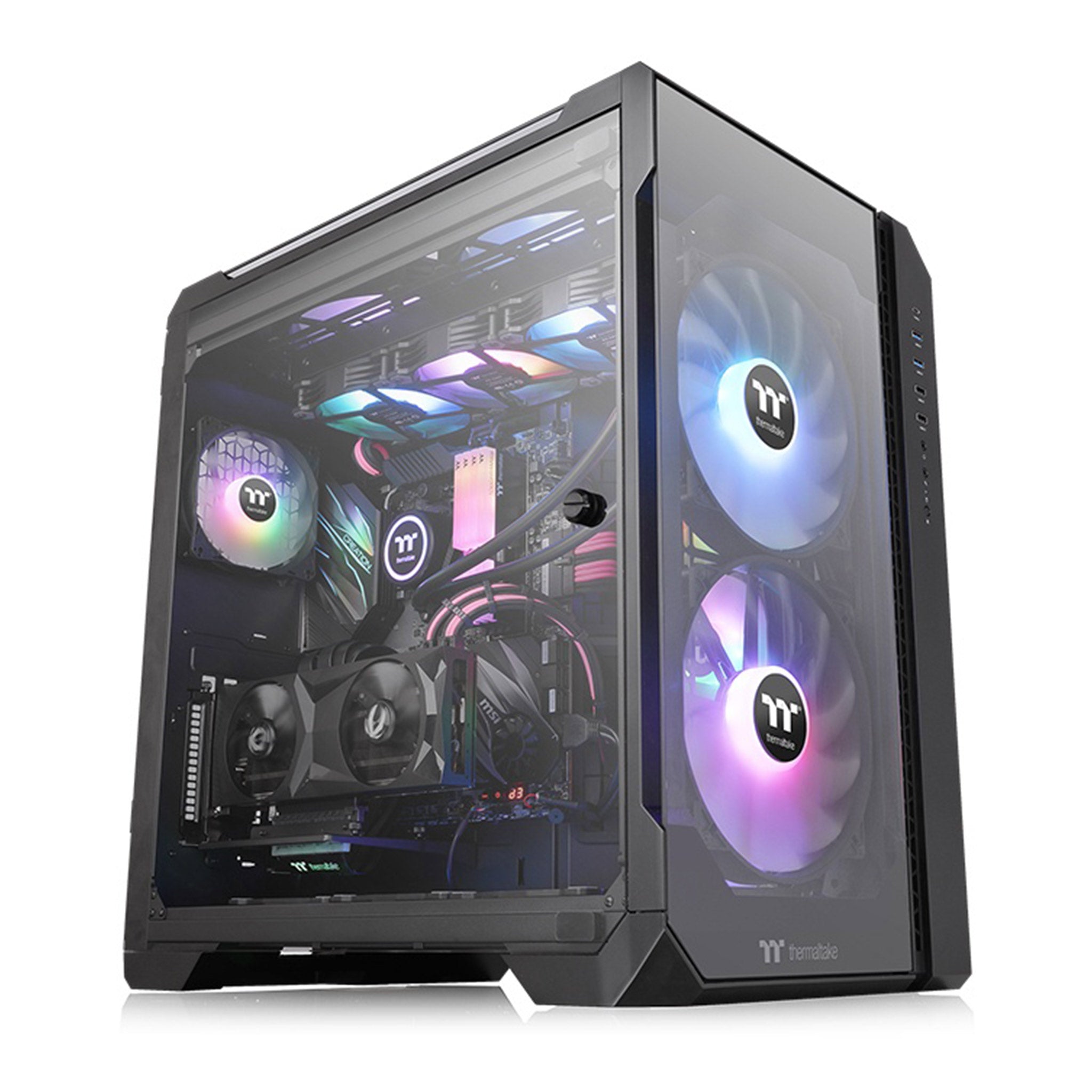 Tt Computer Case Thermaltake Tempered Glass ARGB Edition Full Tower Case