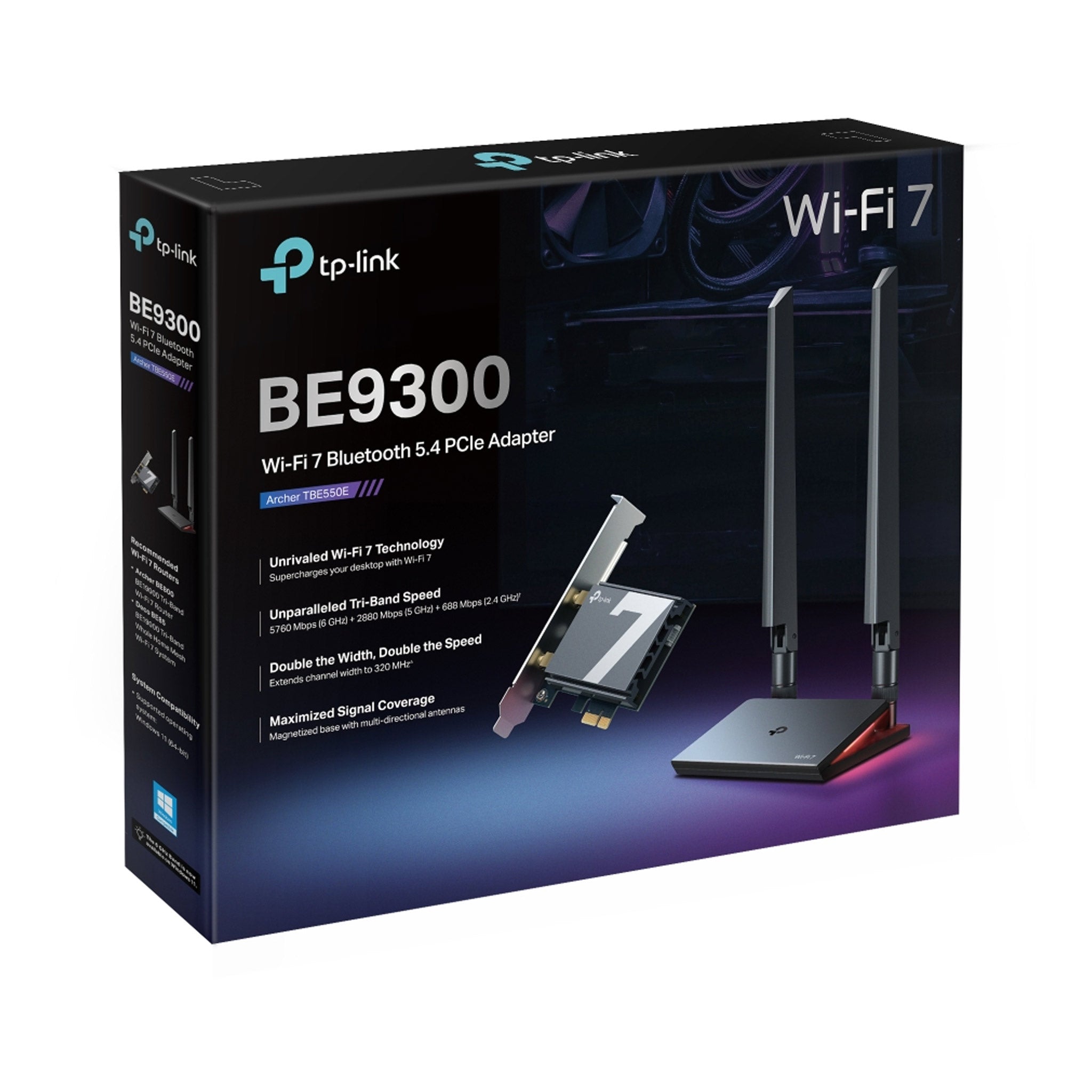 TP-Link ARCHER Tri-Band Wi-Fi 7 Bluetooth 5.4 PCIe Adapter