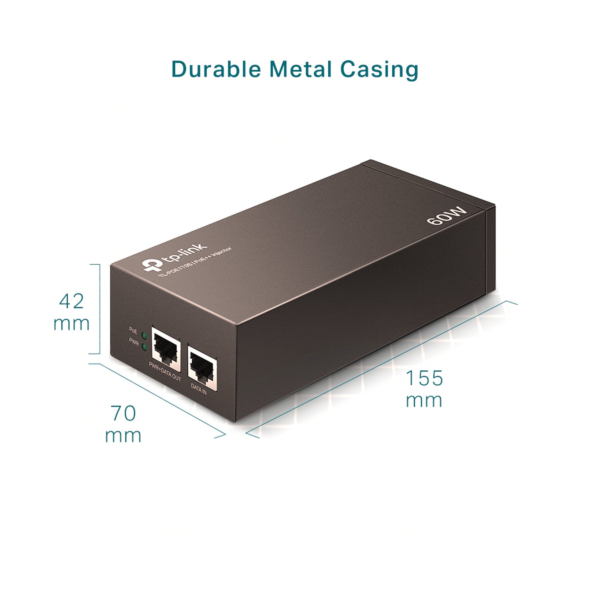 TP-Link TL-POE170S 2GB PoE++ Injector - 60W