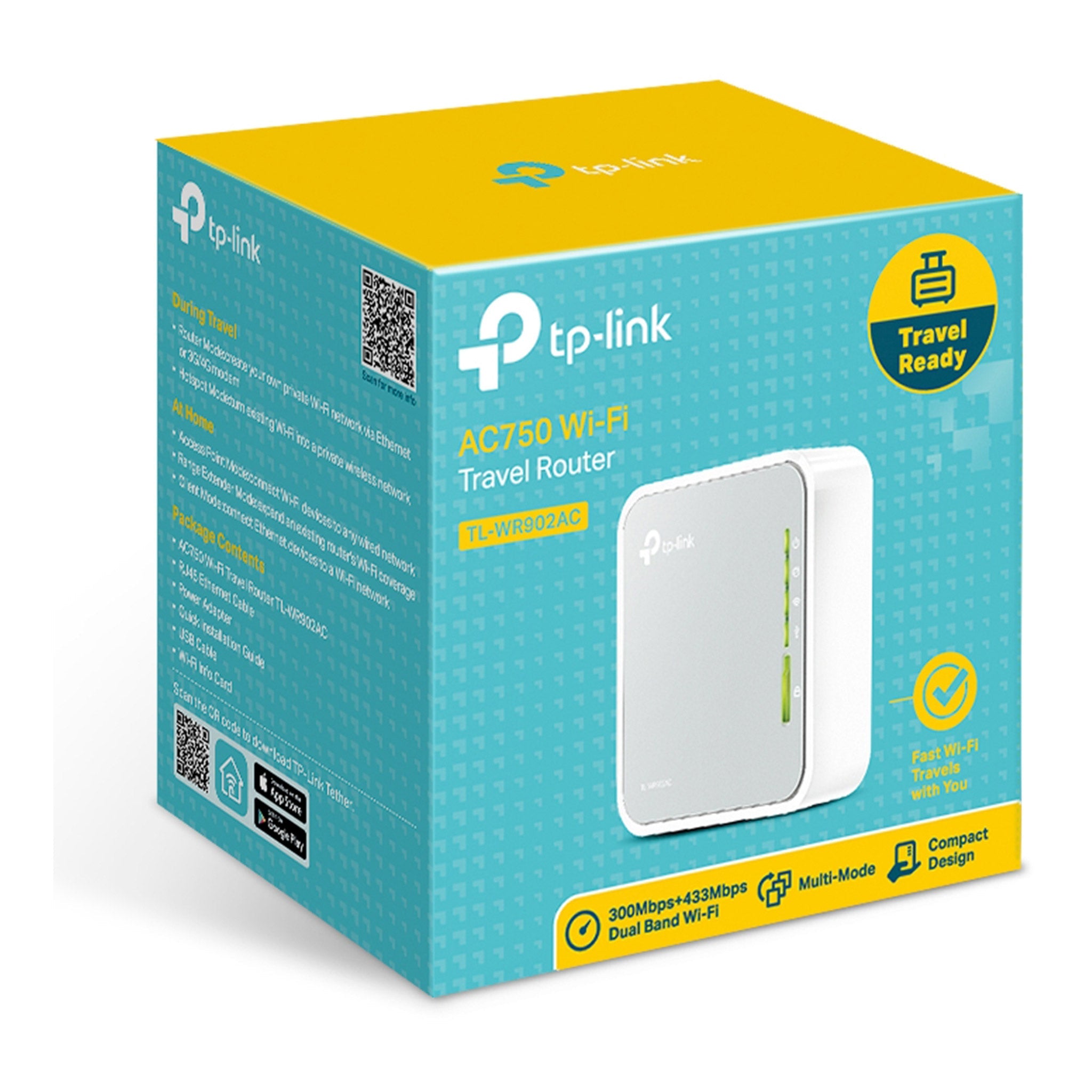TP-Link Dual-Band AC750 Wireless Portable Nano Travel Router