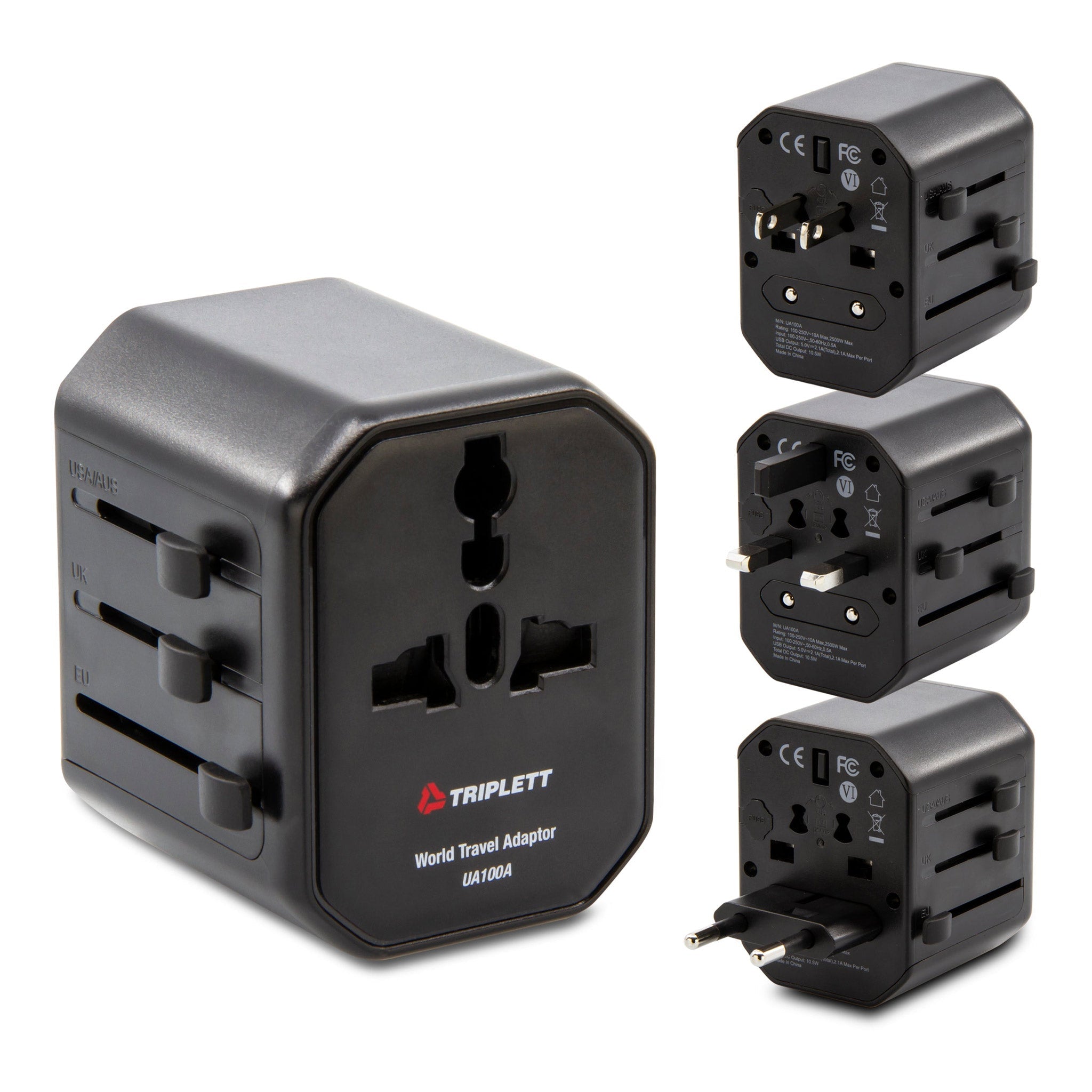 Triplett UA100A World Travel Adapter - Thumbnail 5