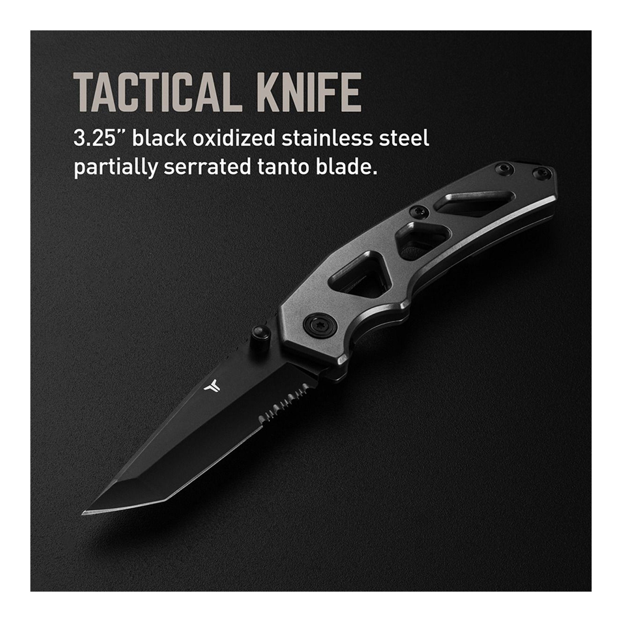 nebo flashlight knife TRUE TRU-BND-0002 4-Piece Essentials EDC Tactical Kit by NEBO