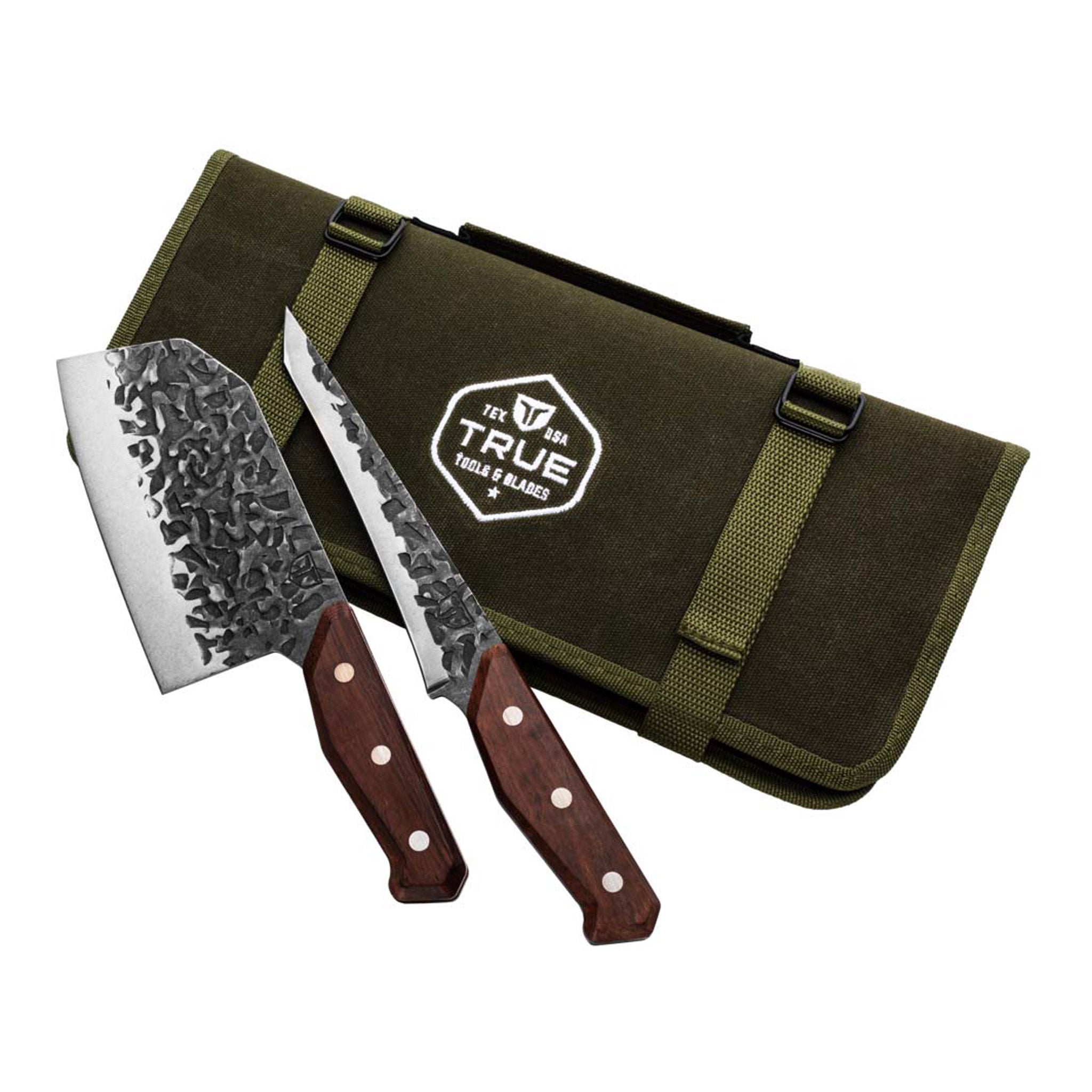 True Knives TRUE TRU-BND-0004 PrimalForge 3-Piece Outdoor Cutlery Knife Kit