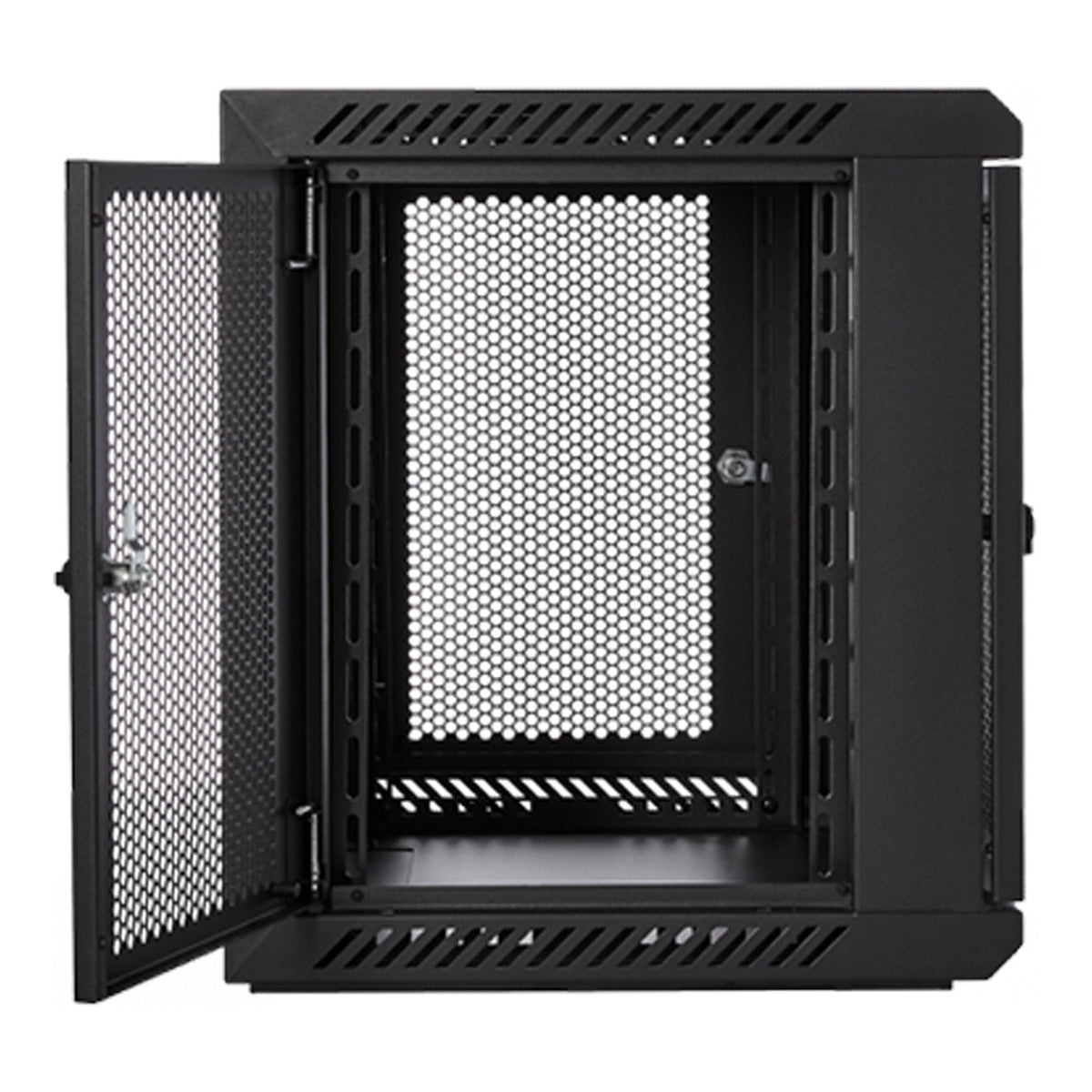 9 Inch Wall Mount Rack V7 RMWC9UV450-1N 9U Vented Wall Mount Rack Enclosure