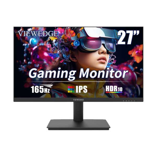 Viewedge 27inch 1440p QHD 165Hz IPS Gaming Monitor HDR 10