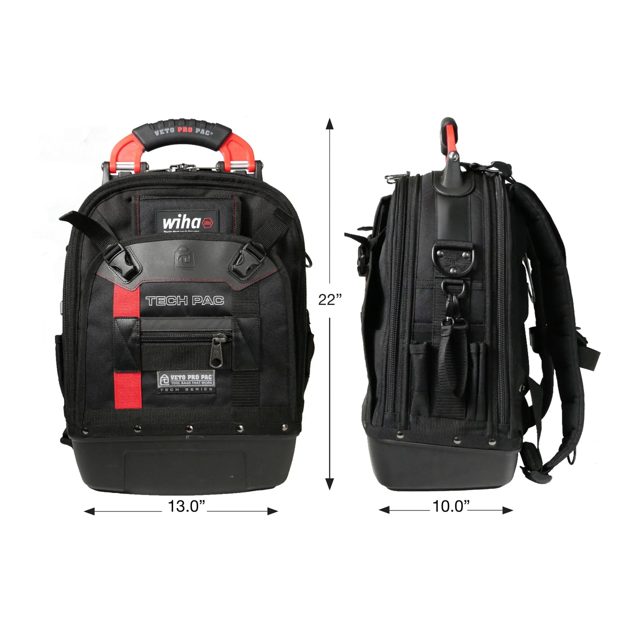 Wiha Backpack Tool Kit Wiha 30-Piece RedStripe HD Tech Pac