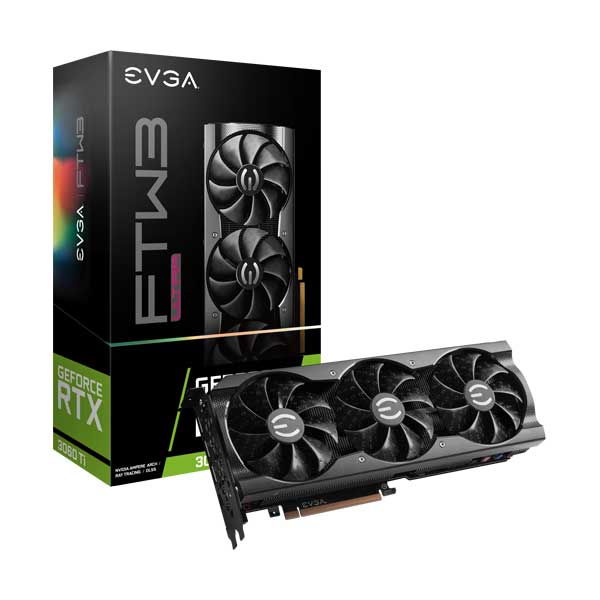 EVGA EVGA 08G-P5-3667-KR 8GB NVIDIA GeForce RTX 3060 Ti FTW3 Ultra Gaming Video Card with ARGB LED and iCX3 Cooling Default Title
