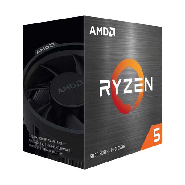 AMD AMD 100-100000065BOX Ryzen 5 5600X 6-Core Desktop Processor with Wraith Stealth Cooler Default Title
