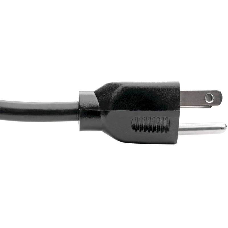 Tripp Lite P022-001 1ft 18AWG 120V 10A Black NEMA 5-15P to NEMA 5-15R Power Extension Cord