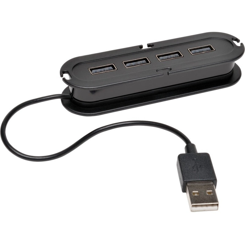 Tripp Lite U222-004-R 4-Port USB 2.0 Ultra Compact Mini Hub w/ 4ft Extension Cable