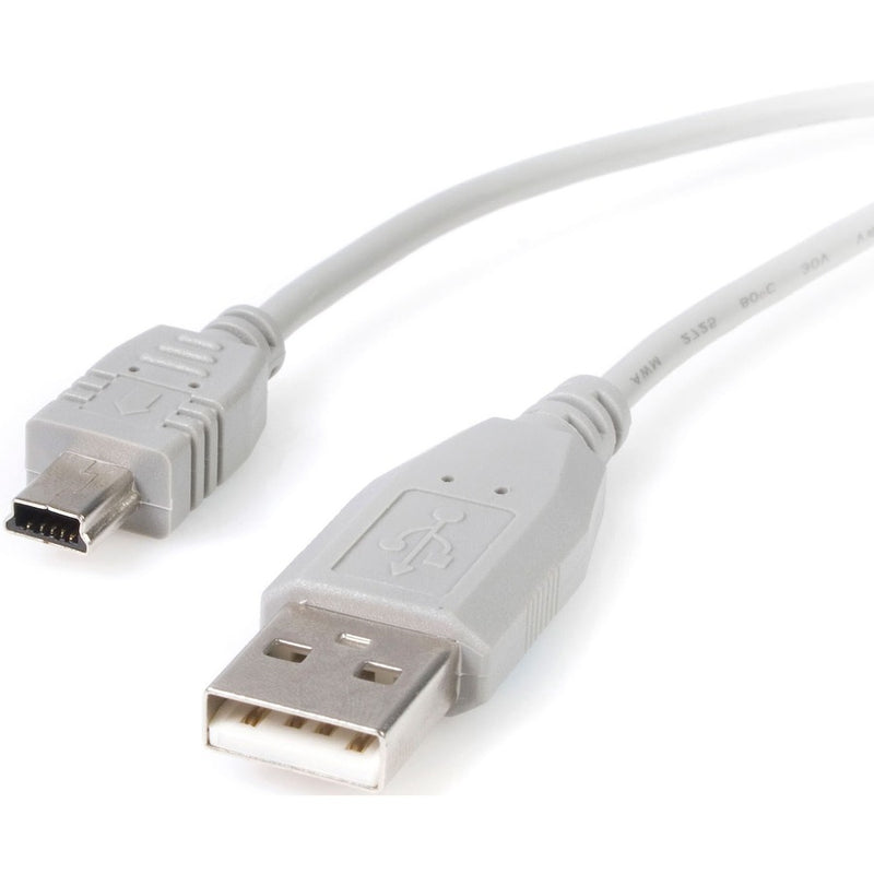 1' USB 2.0 Cable-A to Mini-B Male-to-Male