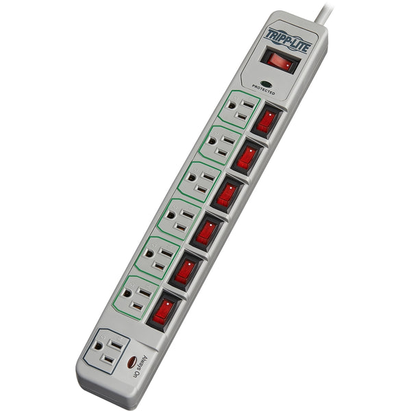 Tripp Lite Tripp Lite TLP76MSG 7-Outlet 1080 Joules Individually-Controlled Eco Surge Protector with 6ft Power Cord Default Title
