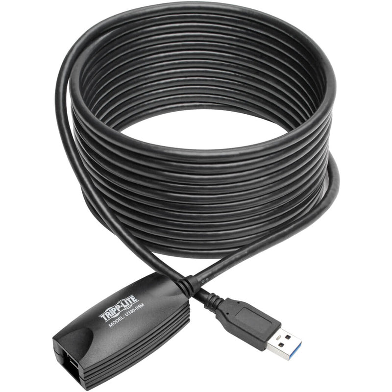 Tripp Lite 5M USB 3.0 SuperSpeed A/A Active Extension Cable USB-A M/F 16ft
