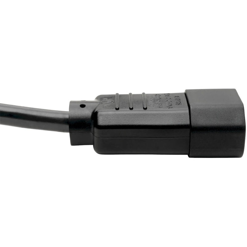 Tripp Lite P004-002 2ft Black 10A 250V 18 AWG C13 to C14 PDU Power Cord