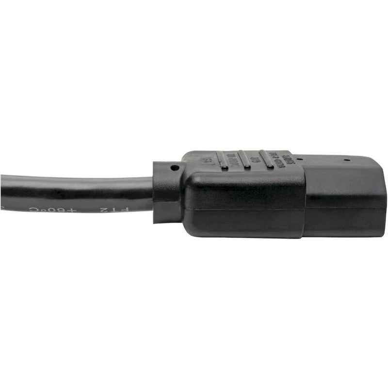 Tripp Lite P004-002 2ft Black 10A 250V 18 AWG C13 to C14 PDU Power Cord