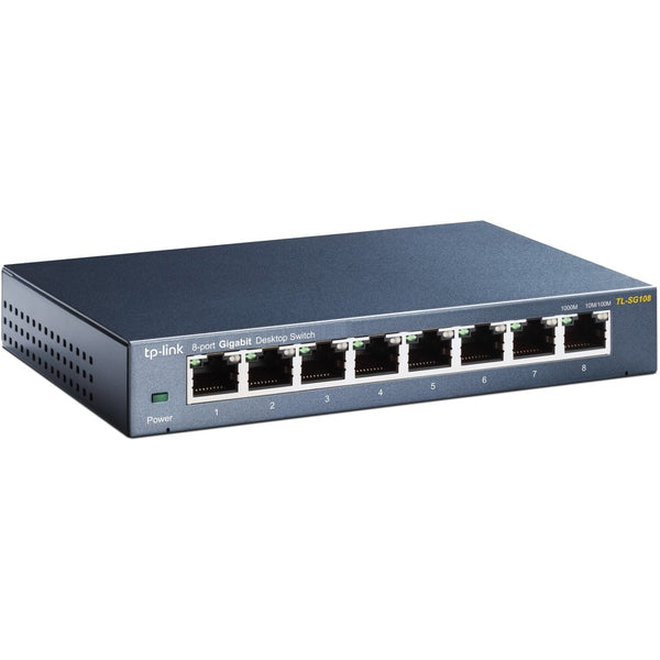 TP-Link TP-Link TL-SG108 8-Port 10/100/1000Mbps Desktop Gigabit Switch Default Title
