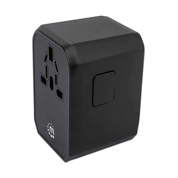 Manhattan Manhattan 102476 USB-C Power Delivery Wall Charger and Travel Adapter with Three USB-A Ports Default Title
