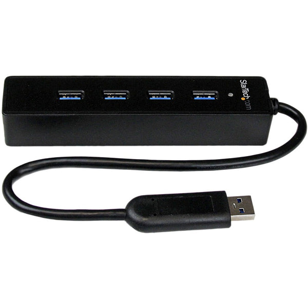 StarTech StarTech ST4300PBU3 4-Port Portable SuperSpeed USB 3.0 Hub with Built-in Cable Default Title
