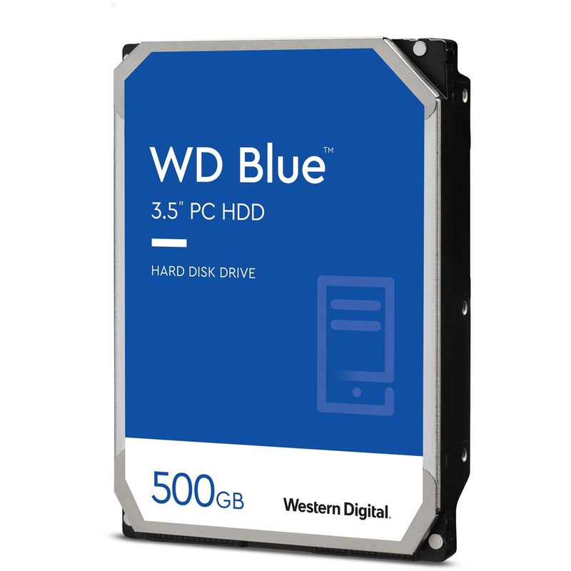Western Digital Blue 500GB Desktop HDD 7200 RPM SATA 6 GBs 3.5 Inch- WD5000AZLX