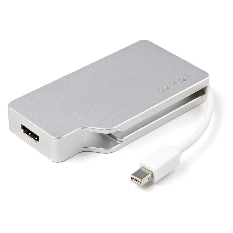 StarTech Travel A/V Adapter: 3-in-1 Mini DisplayPort to VGA, DVI or HDMI - 4K
