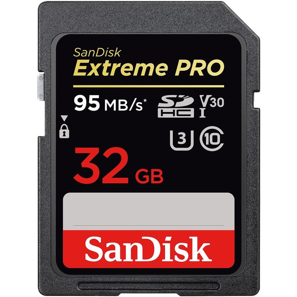 SanDisk SanDisk SDSDXXG-032G-ANCIN 32GB Extreme PRO V30 UHS-I SDHC Memory Card Default Title
